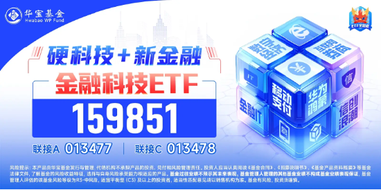 AI应用驱动，软件股涨疯了！金融科技ETF（159851）涨超2%冲击四连阳，京北方涨停封板